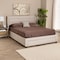 Baxton Studio Braylon Transitional Beige Fabric and Dark Brown Finished Wood 3-Drawer Storage Platform Bed-Full 232-13075-ZORO - alternate 2